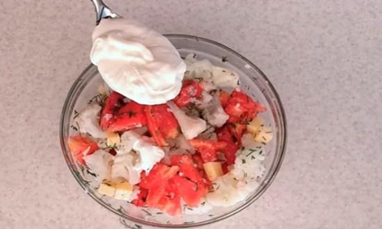 Салат из цветной капусты с помидорами и сыром — рецепты простые и вкусные с фотографиями