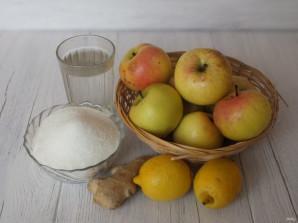 Яблочное варенье с имбирем и лимоном