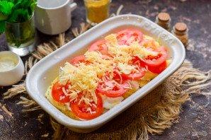 Картофель в духовке с помидорами