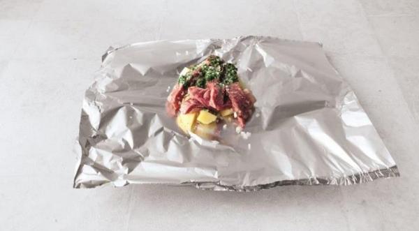 Стейк с картофелем в духовке, пошаговый рецепт с фото