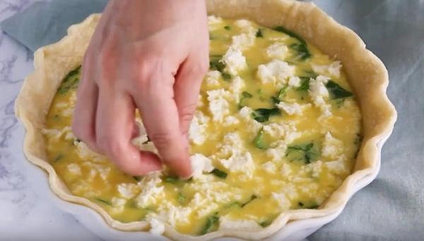  Киш пирог — пошаговый рецепт со шпинатом и сыром рикотто