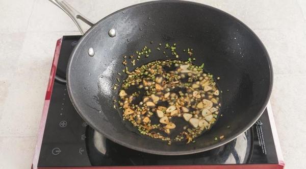Жареный рис с имбирем и зеленым луком, пошаговый рецепт с фото