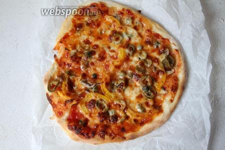 Домашняя овощная пицца 