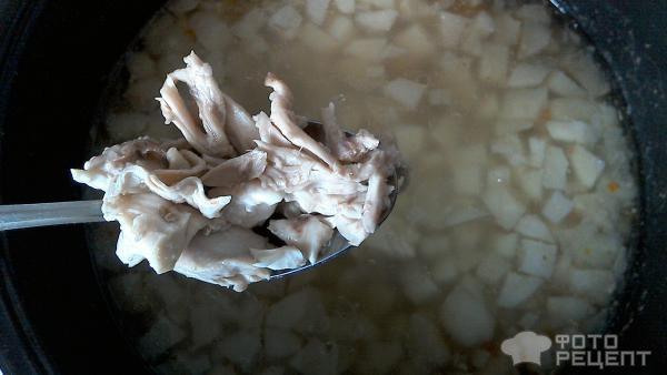 Рецепт: Суп из топинамбура - На курином бульона в мультиварке.
