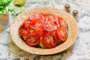 Салат "Красная шапочка" с помидорами