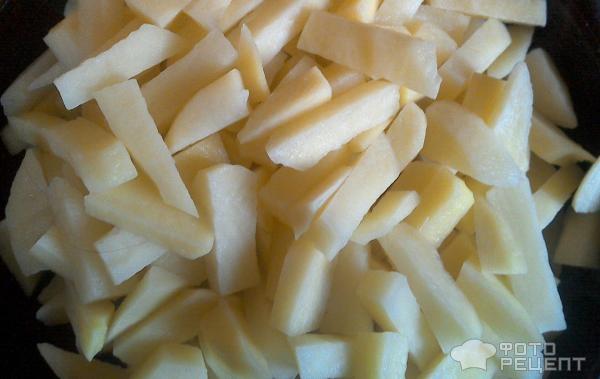 Рецепт: Картошка с жареными грибами - Летний рецепт с луговыми опятами и мятой