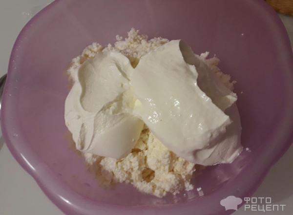 Рецепт: Творожный домик - Детский полдник-десерт за 10 минут