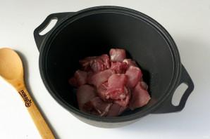Рагу из свинины с капустой
