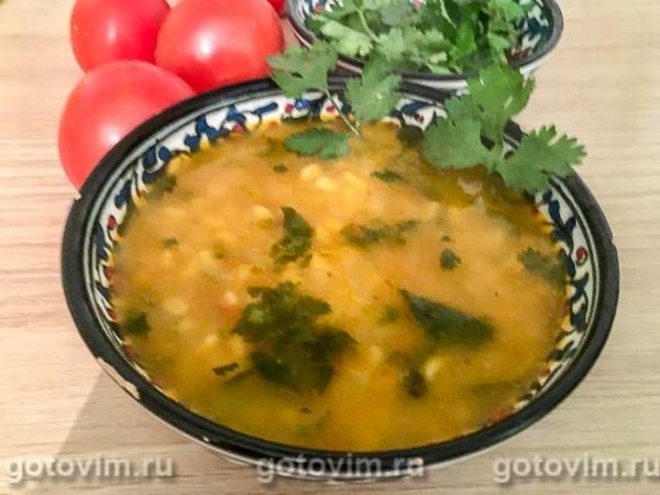Марокканский суп с перловкой