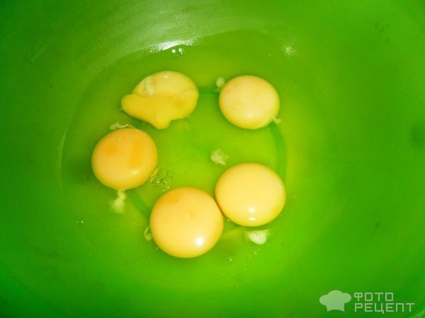 Рецепт: Бисквит обычный - из пяти яиц