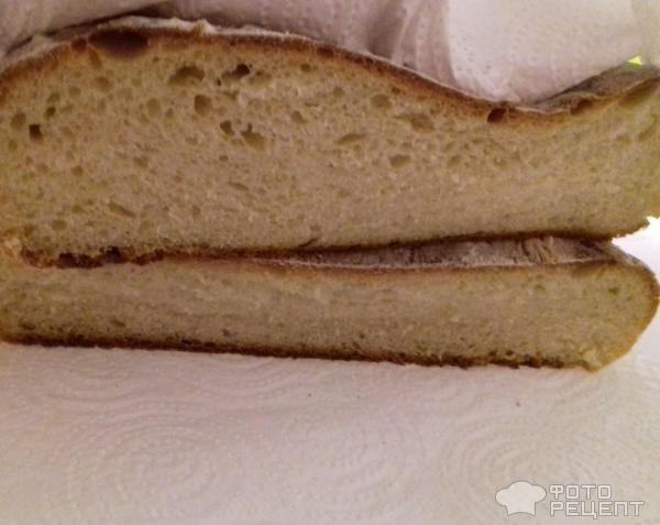 Рецепт: Домашний хлеб на молочной сыворотке - хлеб без замеса, простейший рецепт.
