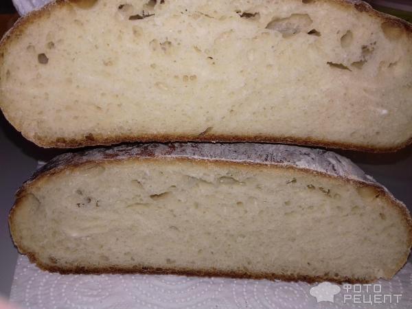 Рецепт: Домашний хлеб на молочной сыворотке - хлеб без замеса, простейший рецепт.