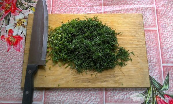 Рецепт: Сухая засолка зелени - Простая заготовка укропа на зиму без заморозки и сушки. Рецепт без весов.