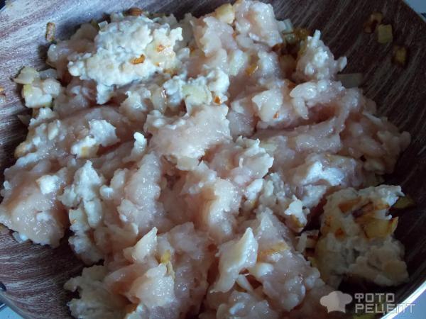 Рецепт: Запеканка с кабачками и мясным фаршем - С куриным фаршем, сыром и помидорами