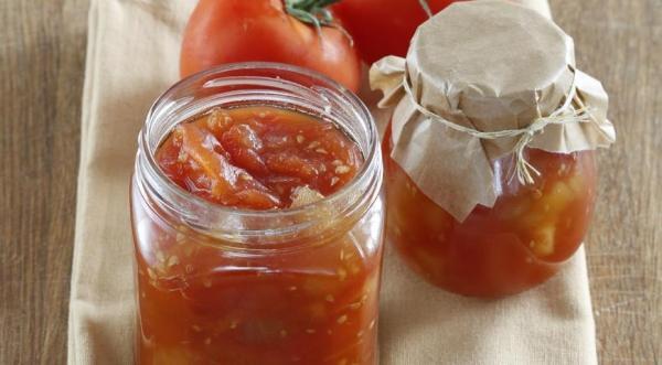 Пряный томатный джем с яблоками, пошаговый рецепт с фото