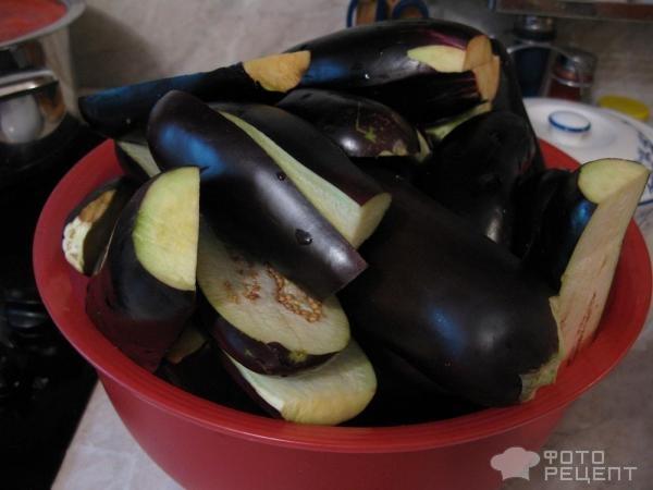 Рецепт: Баклажаны соленые в зиму - с чесноком - любимое лакомство семьи!