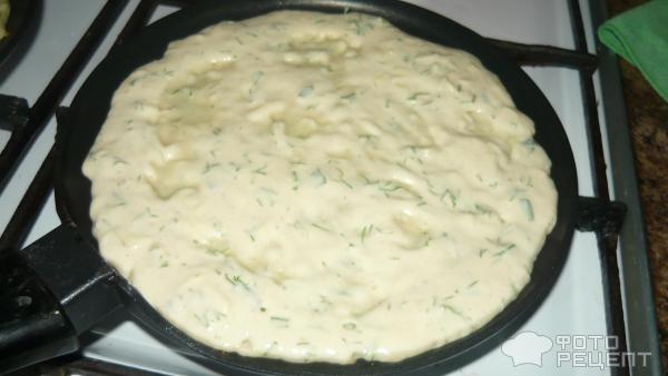 Рецепт: Блины из кабачков с зеленью - И с сыром! Это очень вкусно!