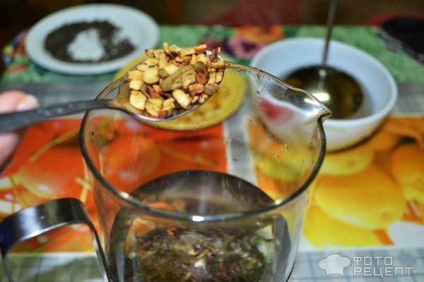 Рецепт: Зеленый чай с фейхоа и мандарином - Лечебный чай для гурманов.
