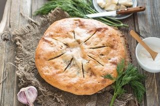 Фыдджын (осетинский пирог с мясом)