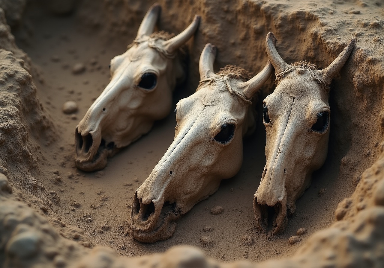 Что рассказали конские черепа о судьбе лошадей в Древнем Новгороде